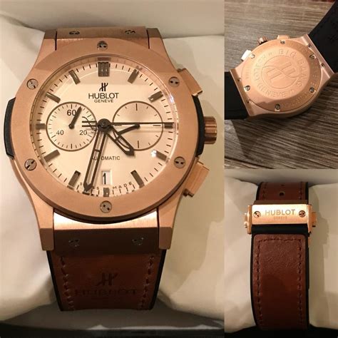 hublot brown leather strap|Hublot watch bands.